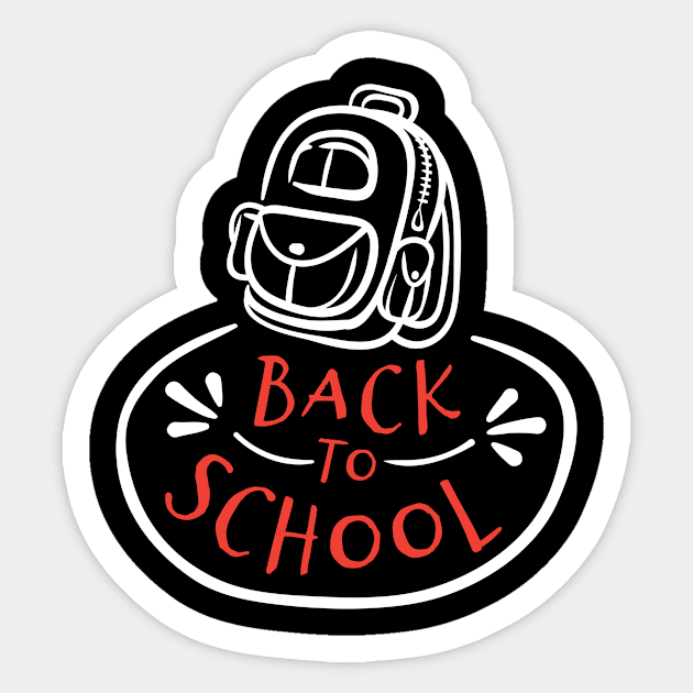 Back to School Sticker by designdaking
